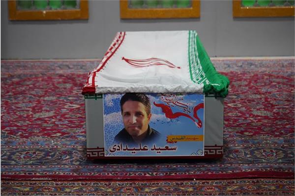 وداع با پیکر مطهر شهید القدس سعید علیدادی - 14 بهمن 1402