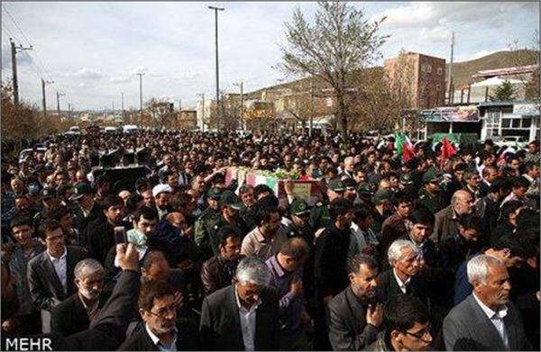 تشییع و خاکسپاری شهدای گمنام در استان اردبیل