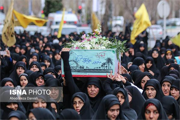 تشییع پیکر شهدای دفاع مقدس در کشور 26