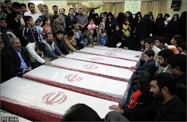 تشییع شهدا در حرم رضوی