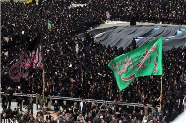 تشییع دو شهید گمنام درمشهد مقدس