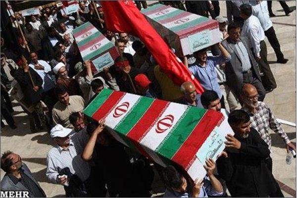 تشییع 96شهید دوران دفاع مقدس در مرقد امام خمینی(ره)