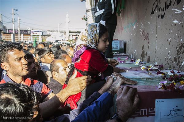 استقبال از شهدای گمنام در گله دار استان فارس 4