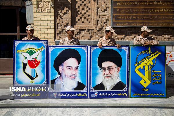 تشییع پیکر شهدای گمنام در میانراهان و گناباد و نیشابور 34