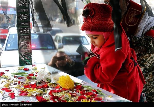 تشییع دو شهید گمنام در محله خراسان تهران 19