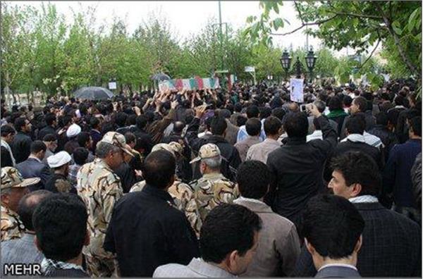 تشییع و خاکسپاری در دانشگاه آزاد خرم آباد