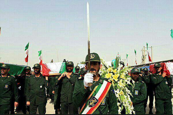 ورود پیکر مطهر ۵۵ شهید دفاع مقدس - شلمچه 9