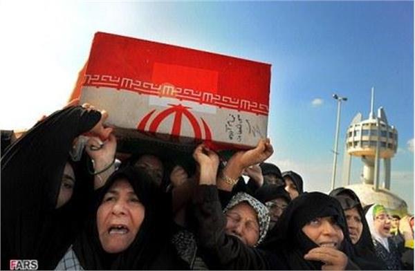 تشییع و خاکسپاری شهدای گمنام در آق قلا استان گلستان