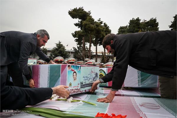 آئین تشییع ۱۴ شهید تازه تفحص شده نیروی انتظامی 19