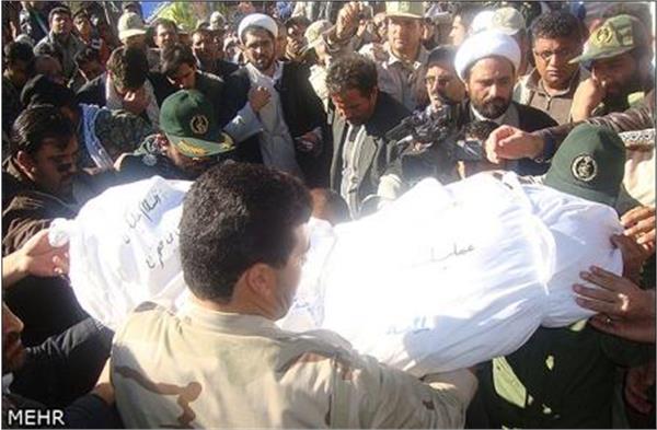 تشییع شهدای گمنام در درمیان بجنورد