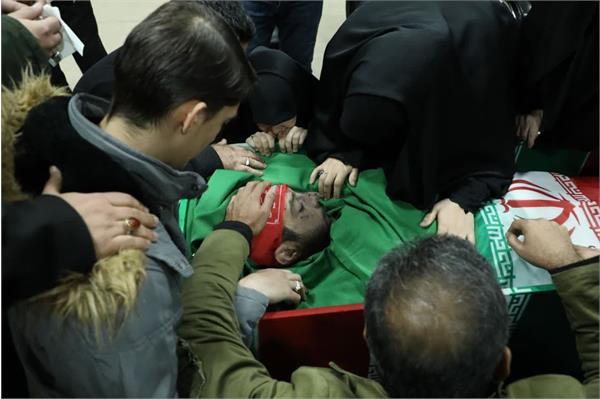 وداع با پیکر مطهر شهید القدس حسین محمدی - 2 بهمن 1402