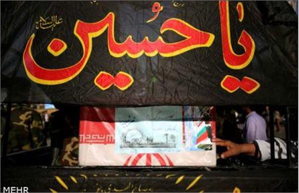 تشییع  و خاکسپاری شهدای گمنام در اهواز