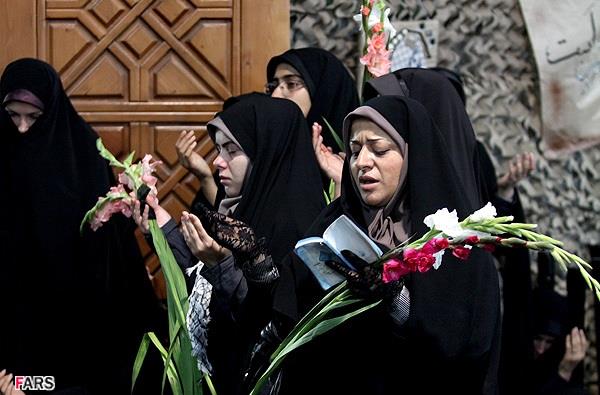 تشییع و خاکسپاری شهدای گمنام دانشگاه شاهد-12/7/89