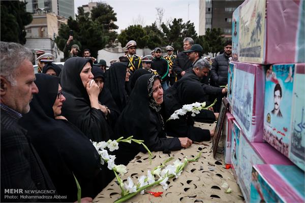 آئین تشییع ۱۴ شهید تازه تفحص شده نیروی انتظامی 29
