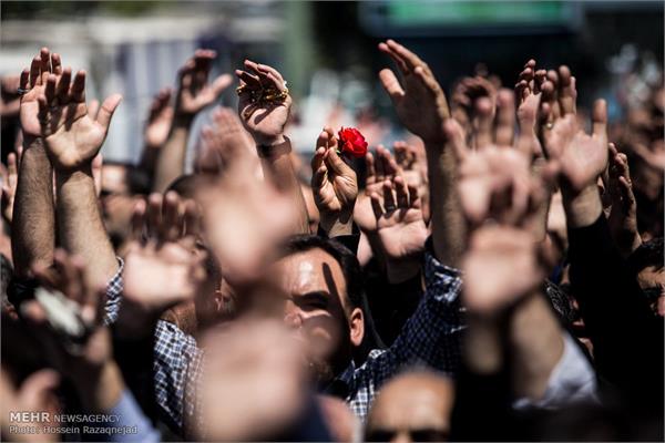 آئین تشییع و تدفین پیکر مطهر شهید غواص در نازی آباد تهران 11