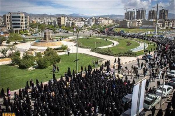 تشییع و خاکسپاری در دانشگاه آزاد قزوین