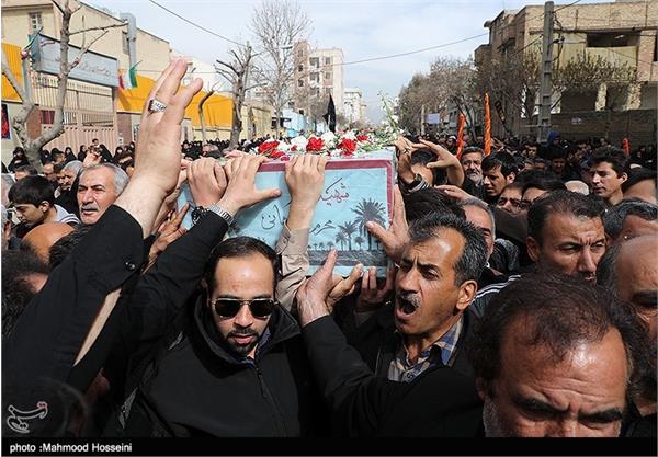 تشییع دو شهید گمنام در بلوار ابوذر 2