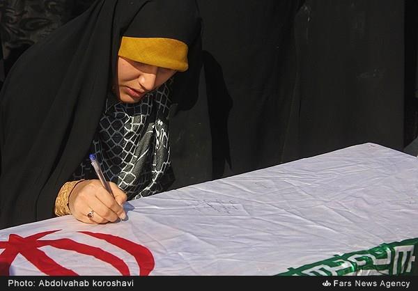 استقبال از 58 شهید دفاع مقدس در مرز شلمچه