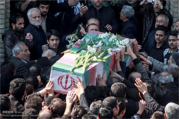 تشییع پیکر شهدای هشت سال دفاع مقدس در قزوین 7