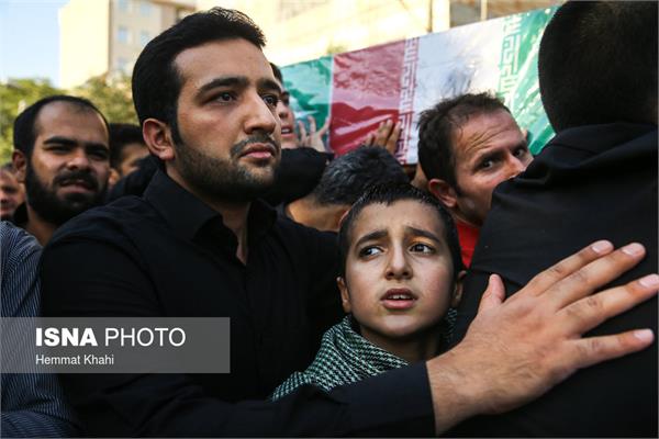 تشییع پیکر دو شهید گمنام در بوستان شقایق - خانی‌آباد تهران 17