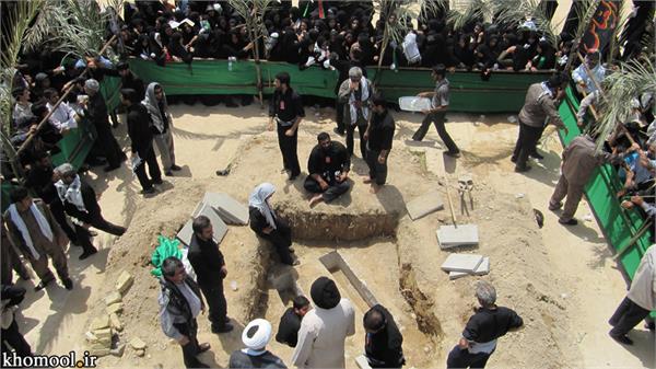 تشییع و خاکسپاری شهدای گمنام دانشگاه خلیج فارس بوشهر-27/2/89