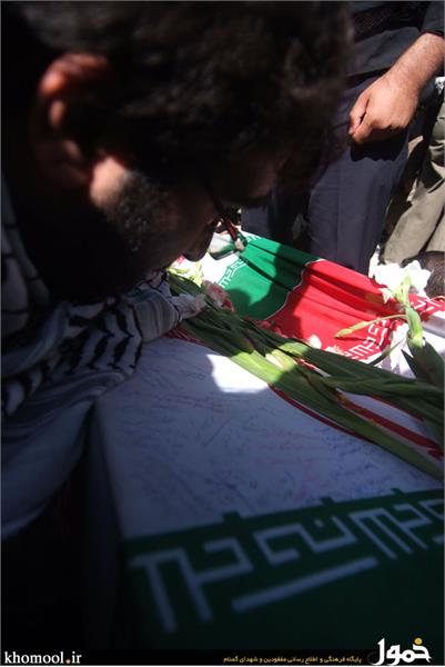 تشییع و خاکسپاری شهدای گمنام دانشگاه شاهد-12/7/89