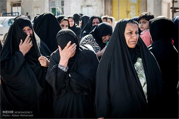 تشییع پیکر شهدای گمنام هشت سال دفاع مقدس در لامرد 24