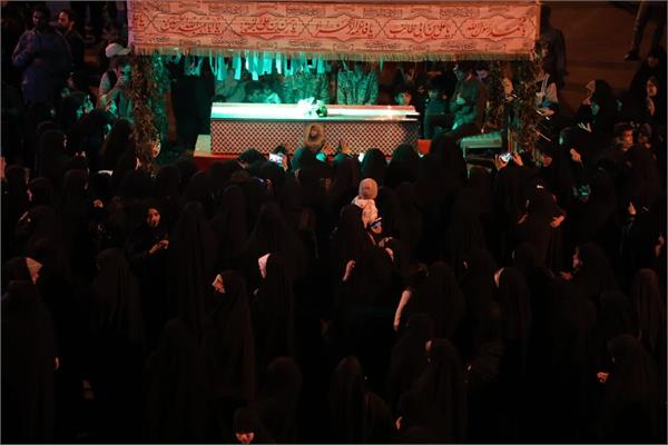 وداع با پیکر مطهر شهیده راه قدس معصومه کرباسی-1آبان1403 9