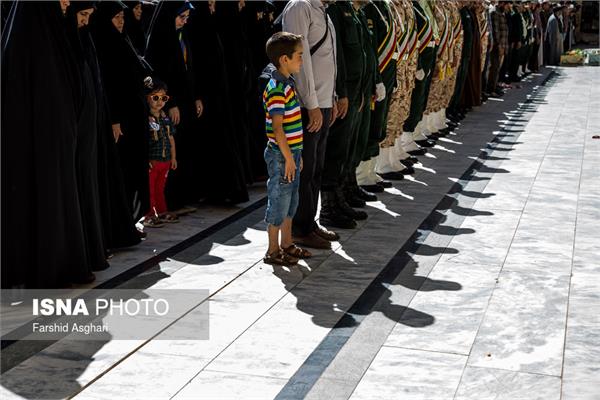 تشییع پیکر شهدای گمنام در میانراهان و گناباد و نیشابور 37