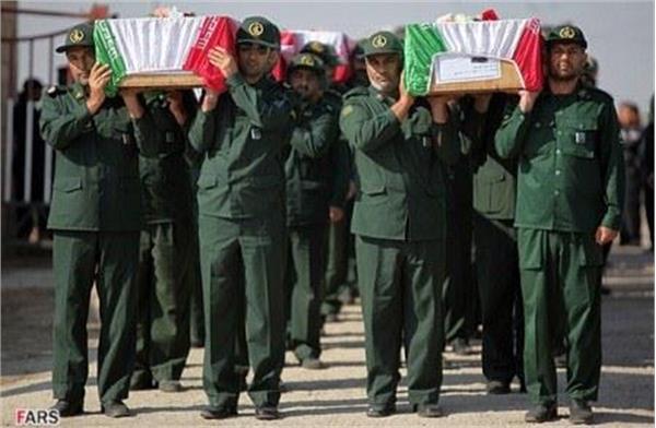 مراسم تبادل شهدا جنگ هشت ساله در شلمچه