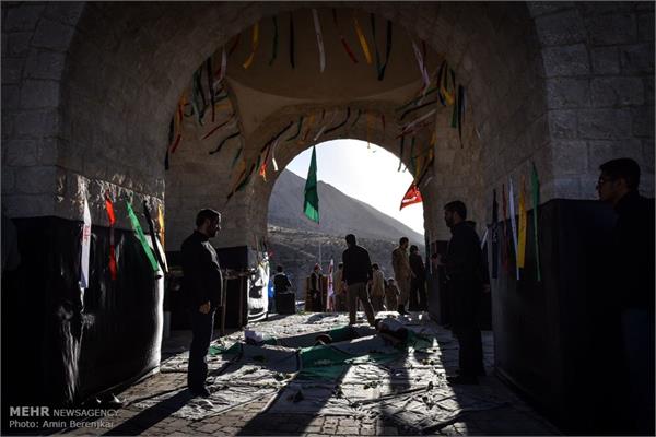 تشییع پیکر شهید گمنام در پارک کوهستانی دراک شیراز 17