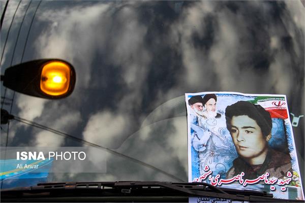 تشییع پیکر شهید سیدناصر ناصری در شهر هشجین -اردبیل 7