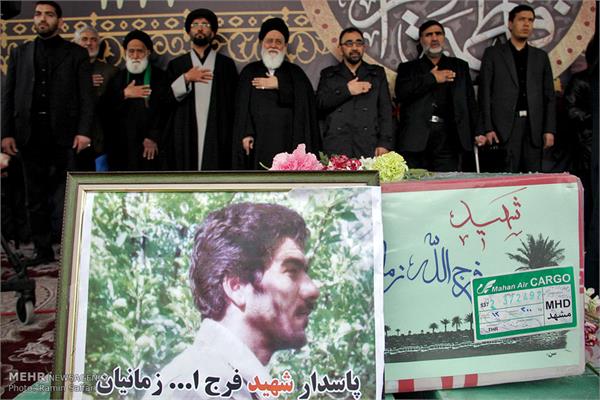 تشییع پیکر یازده شهید دفاع مقدس در مشهد 10