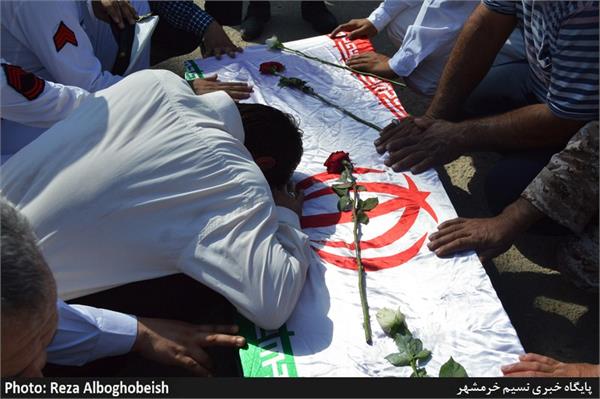 ورود 76 شهید نازه تفحص شده به کشور از طریق مرز شلمچه 11