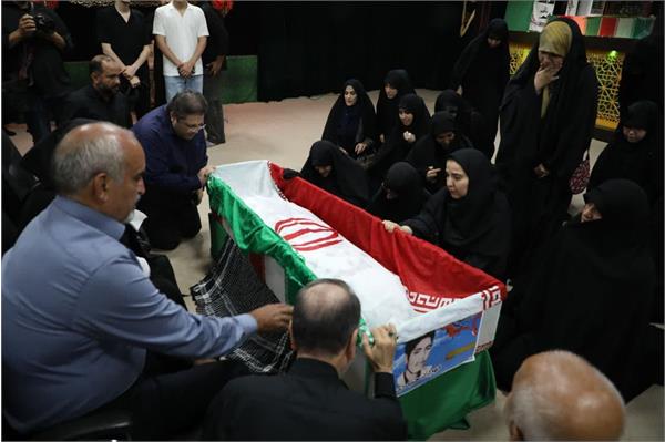 وداع با پیکر شهید تازه تفحص شده مهرداد حیدری - 8 مرداد 1403 11