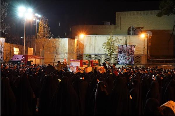 وداع با پیکر مطهر شهید حاج صادق امیدزاده و یارانش - 1 بهمن 1402