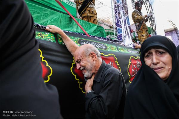 مراسم تشییع پیکر ۱۱۹ شهید تازه تفحص شده دفاع مقدس 8