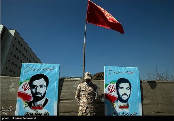 تشییع پیکر دو شهید گمنام در دانشگاه علوم پزشکی بقیه الله 17