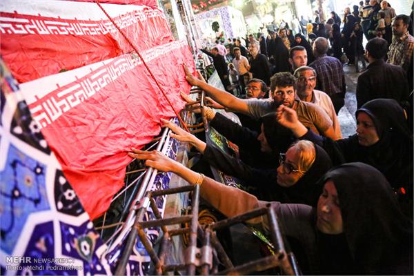 مراسم تشییع پیکر ۱۱۹ شهید تازه تفحص شده دفاع مقدس 28