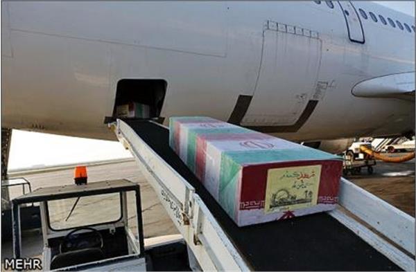 استقبال از دو شهید گمنام در بندر عباس