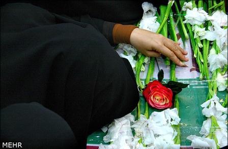 مراسم استفبال از شهدا در بوشهر