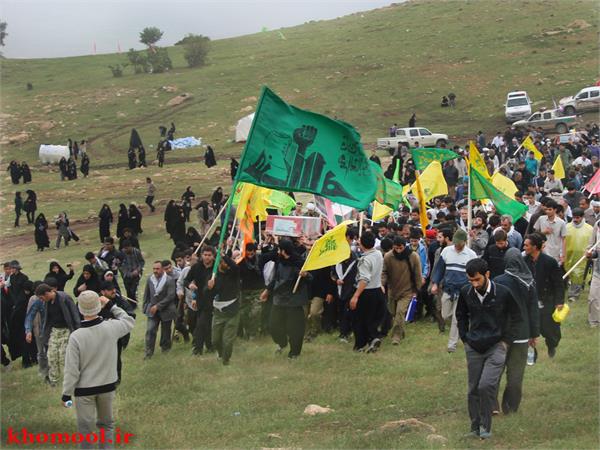 تشییع و خاکسپاری شهدای گمنام در ارتفاعات بازی دراز