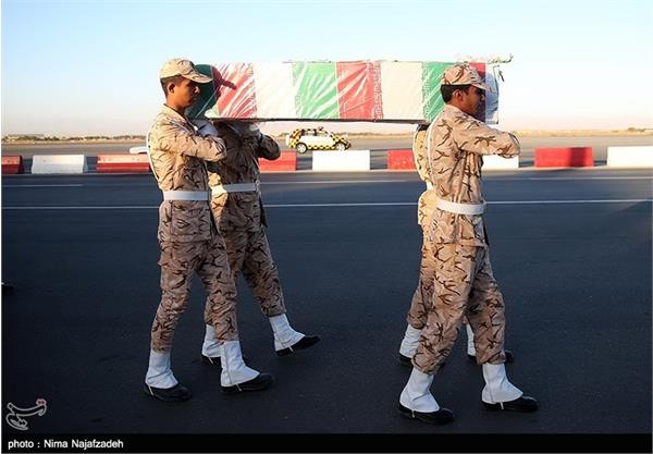 مراسم استقبال از پیکر مطهر پنج شهید-مشهد 2