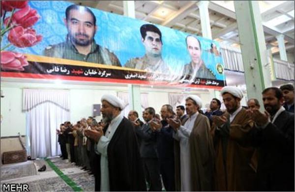 مراسم معنوی دعای ندبه در جوار شهدای نیروی هوایی ارتش