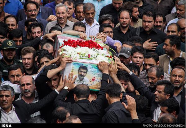 تشییع پیکر شهید محمد پازوکی طرودی - سمنان 11