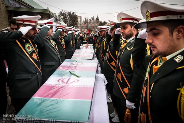 آئین تشییع ۱۴ شهید تازه تفحص شده نیروی انتظامی 5