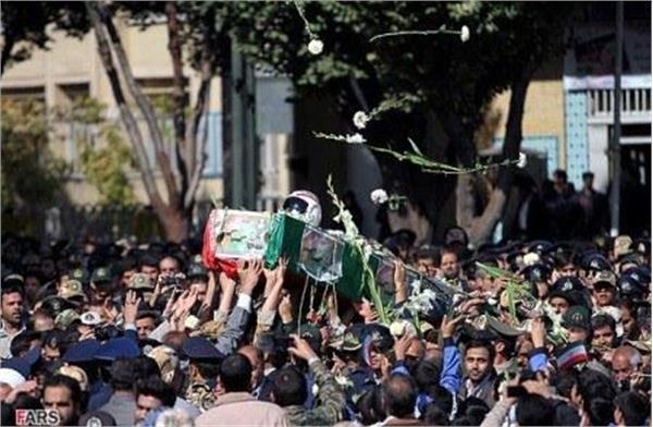 مراسم تشییع سرلشگر خلبان شهید قدرت الله کیانجو در اصفهان