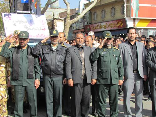 تشییع و خاکسپاری در دانشگاه آزاد کردستان