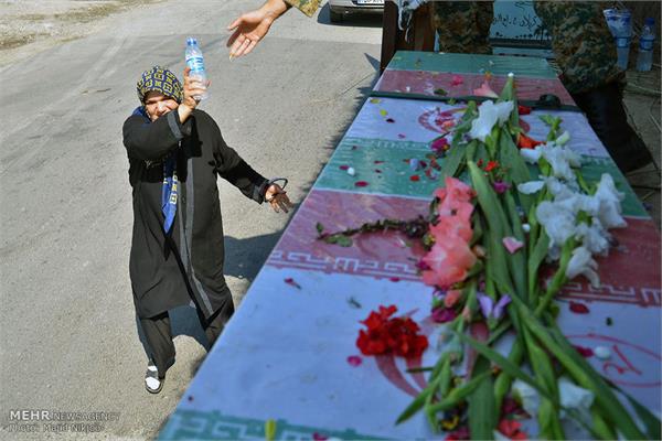 استقبال از شهید خط شکن و غواص در استان مازندران 13