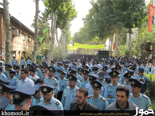 تشییع و خاکسپاری دو شهید گمنام در شهرک توحید نهاجا(تهران)